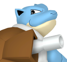 Imagem da cabeça do blastoise