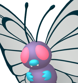 Imagem da cabeça do butterfree